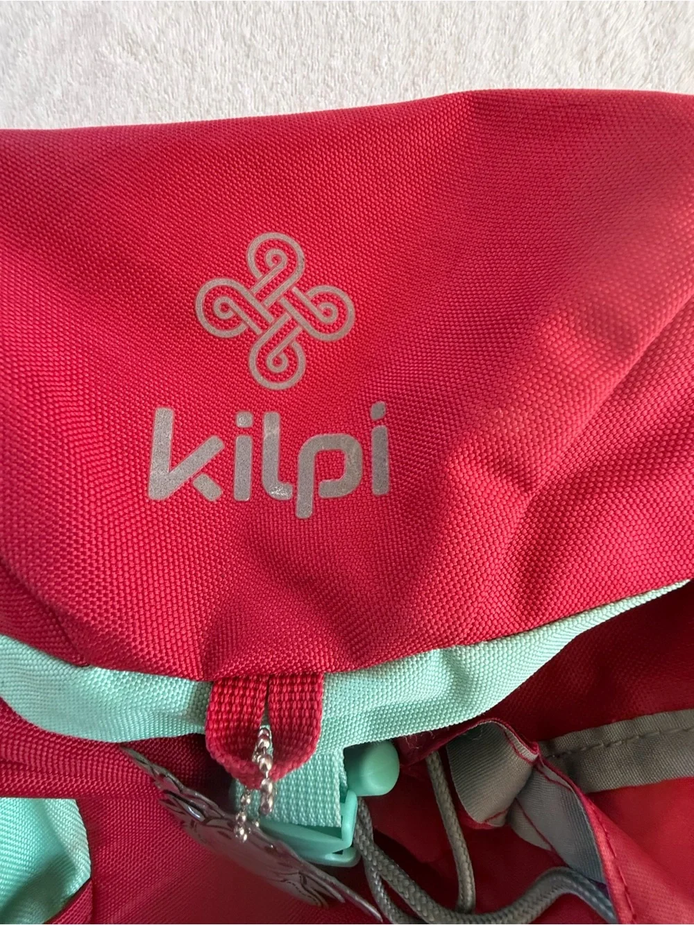 Kids Kilpi Red and Mint Toddler Backpack